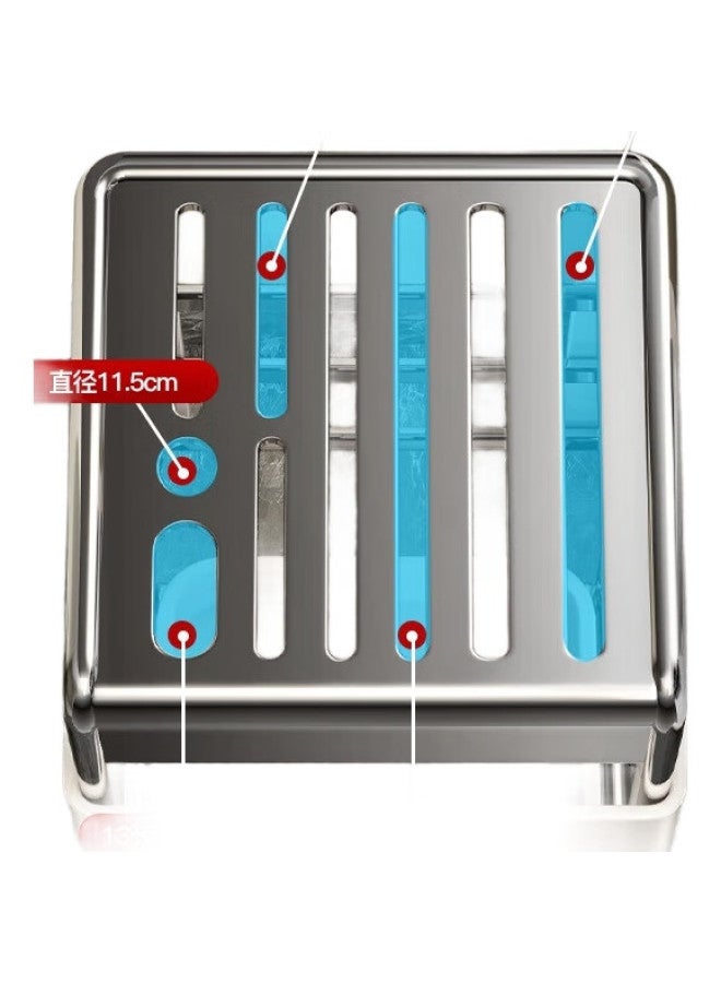 Jibaiju Jibai Kitchen Knife Holder Storage Rack, Chopstick Cage, Countertop Organizer For Kitchen Knives, Multifunctional Knife Storage Rack With Water Tray - Image 1