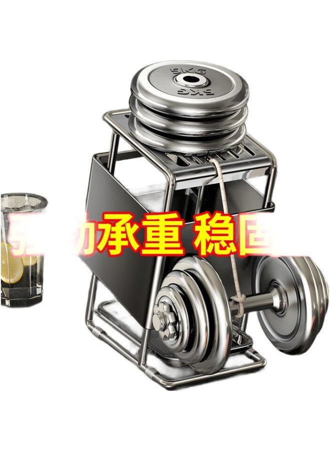 Jibaiju Jibai Kitchen Knife Holder Storage Rack, Chopstick Cage, Countertop Organizer For Kitchen Knives, Multifunctional Knife Storage Rack With Water Tray - Image 2