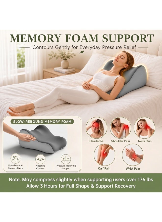 Samira Multipurpose Leg Elevation Pillow Lumbar Pillow Sleeping Pillow Portable Cushion Body Pillow For Sleeping Leg Elevation Bed Sofa Travel Camping - Image 5