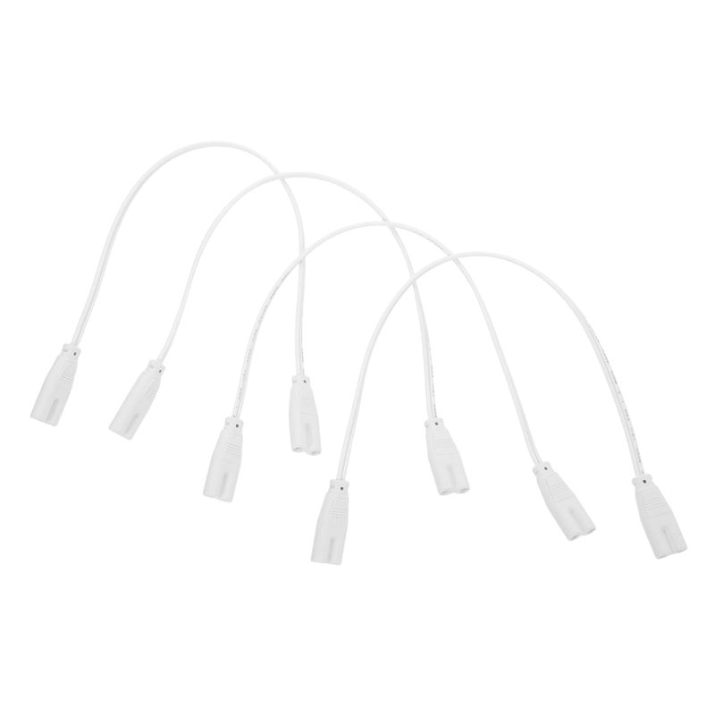 4 قطع من حبال تمديد إضاءة الأنابيب LED البيضاء للتثبيت السريع - Image 2