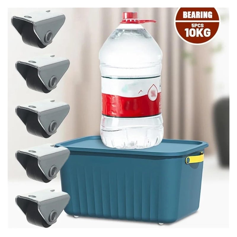 Universal Swivel Casters 10Pcs 2 Inch Furniture Wheels Silent Rotation Pulley - Image 5