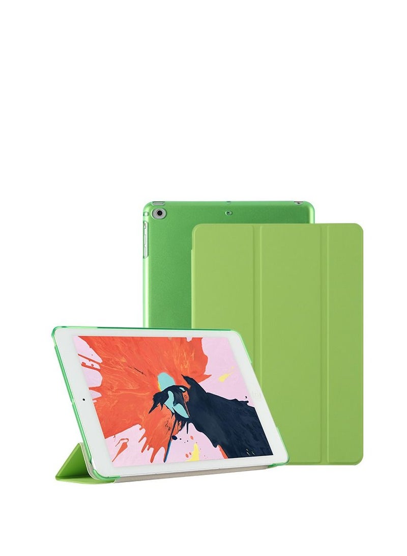 Loquat Green iPad Three Fold Intelligent Sleep Hard Shell