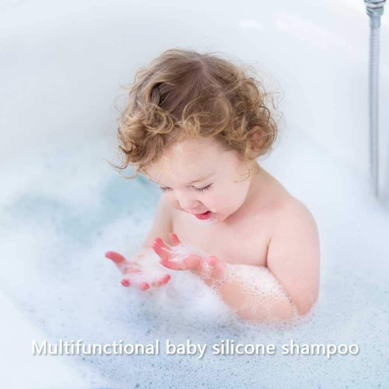 Bhavyam Silicone Bath Brush Body Scrubber Bath Glove Anti Cellulite Shower Brush Scrub for baby (small/multi colour) - Image 5