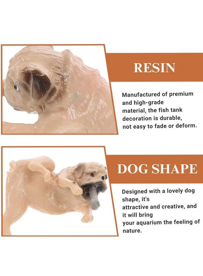 VAYINATO 3 Pcs Cute Tiny Hanging Dog On Fish Tank, Flower Pot Climber Mini Dog Statue, Desktop Hanging Ornament Decoration (Random Color) By Petzlifeworld - Image 4