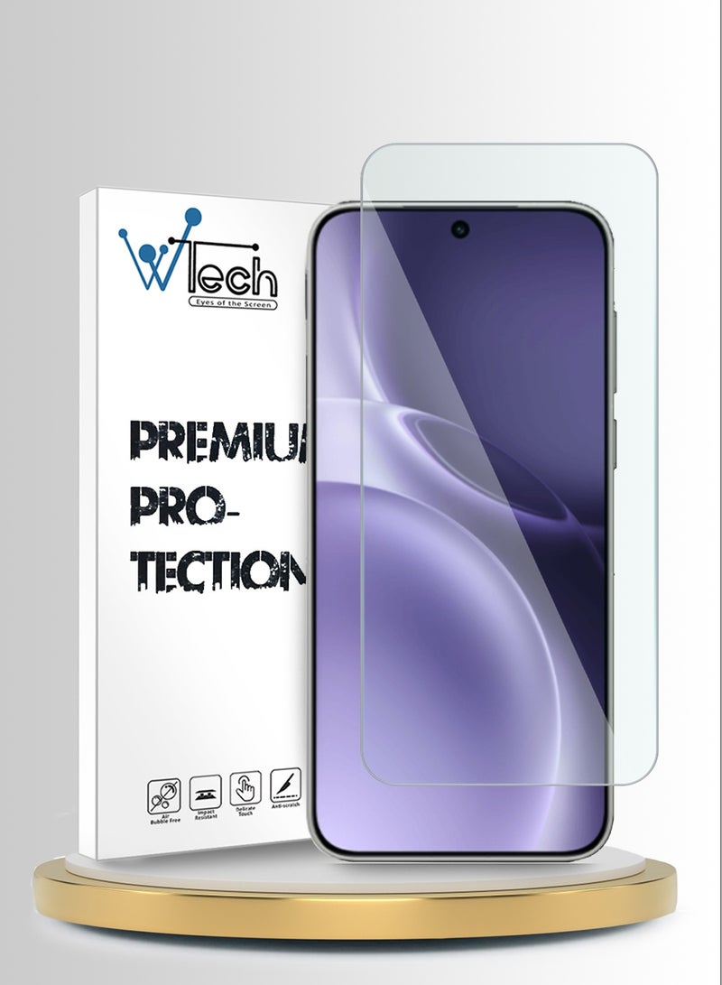 Wtech vivo X300 FE 5G 2026 WTech Premium Series Curved Edges 9H 2.5D Tempered Glass Screen Protector (MSG9CN) - Clear - Image 1