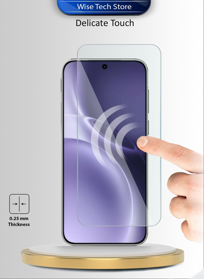 Wtech vivo X300 FE 5G 2026 WTech Premium Series Curved Edges 9H 2.5D Tempered Glass Screen Protector (MSG9CN) - Clear - Image 4