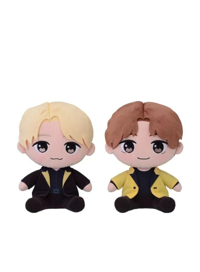 Sega TinyTAN SP Sit-Down Plush ~New Style Guide~ "Jimin & V"
