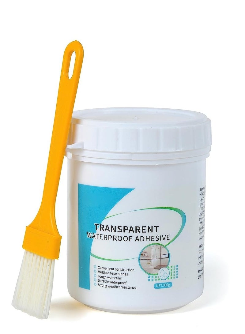 DubaiGallery Transparent Waterproof Glue Super Leakage Waterproof Repair Agent Ayxu 300g Waterproof Transparent Adhesive Glue - Image 3