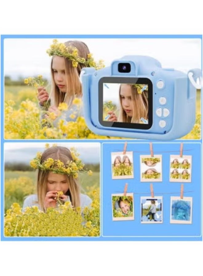 TIGER Kids Camera for Boys and Girls – Blue Digital Camera with Video Recording, Selfie Mode, 5 Built-in Games & Music | Fun & Educational Toy Gift for Kids Aged 3–12 | Ideal for Birthdays, Christmas & Halloween | Safe, Durable, Easy to Use Camera for Children - Image 4