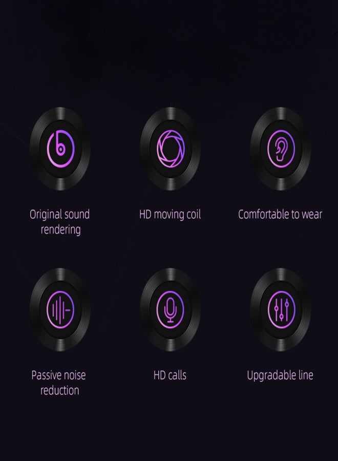 كيو كي زد سماعات رأس سلكية QKZ AK6 Pro مقاس 3.5 ملم، سماعات موسيقية ديناميكية، كابل قابل للفصل، خطاف أذن، سماعات رياضية، سماعات أذن داخلية، وحدة تحكم مدمجة مع ميكروفون - Image 5