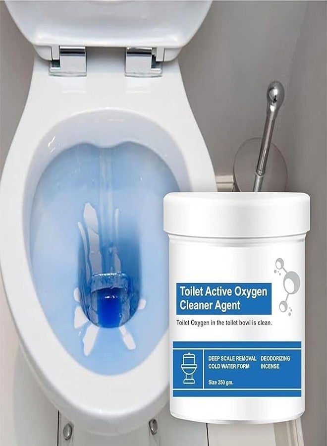 GRILIX Oxygen-Powered Toilet Cleaning Powder - Strong Stain Removal Formula for Tough Dirt and Odors - Safe, Non-Toxic Bathroom Cleaner (Pack of 1) - Image 1