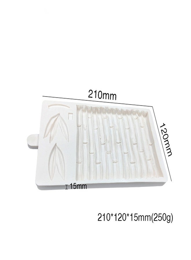 BITSKY INDIA Bamboo Shape Fondant Mould Silicone Cake Chocolate Decorating Tools Bamboo Silicone Mold Cake Border Fondant Mold Pattern Border Textured Embossed Mould - Image 2