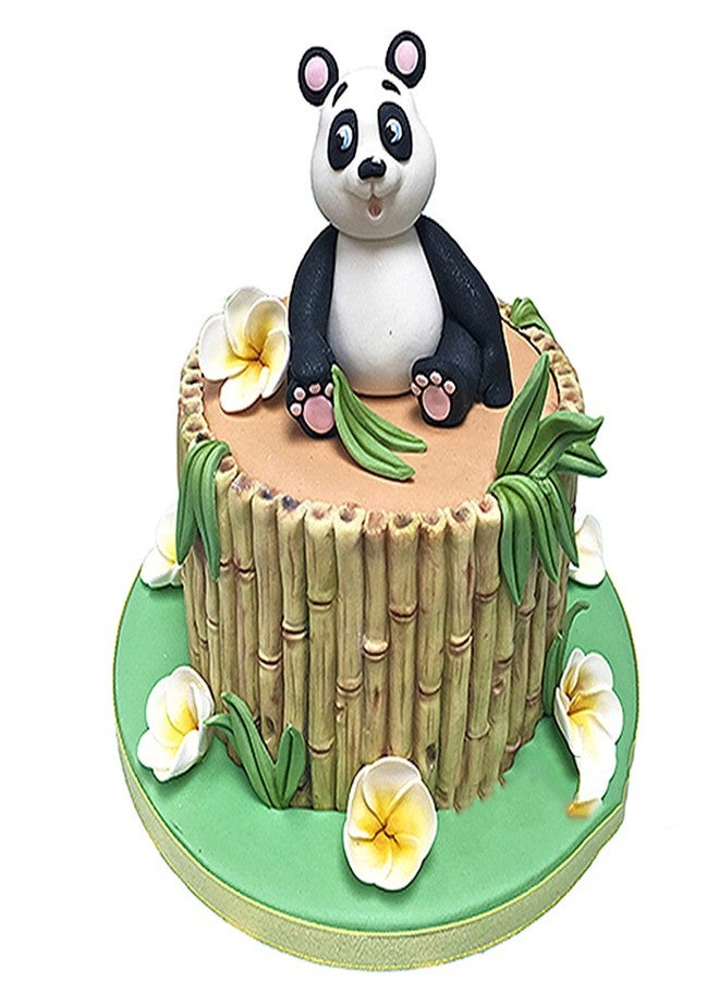 BITSKY INDIA Bamboo Shape Fondant Mould Silicone Cake Chocolate Decorating Tools Bamboo Silicone Mold Cake Border Fondant Mold Pattern Border Textured Embossed Mould - Image 3