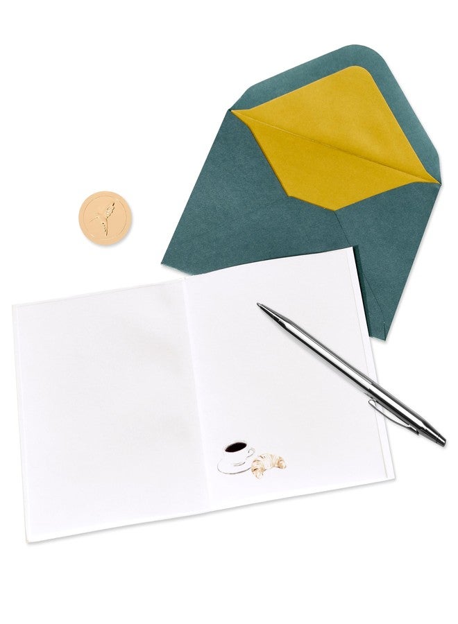 Papyrus Blank Card (Coffee and Croissant) - Image 3