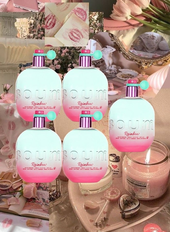 Boum 5 Pieces Boum Rainbow Perfume 100ml EDP - Image 1