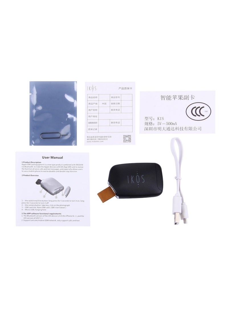 IKOS - IKOS K1S Bluetooth Smart Nano SIM Card Adapter for iOS Phones - Image 1