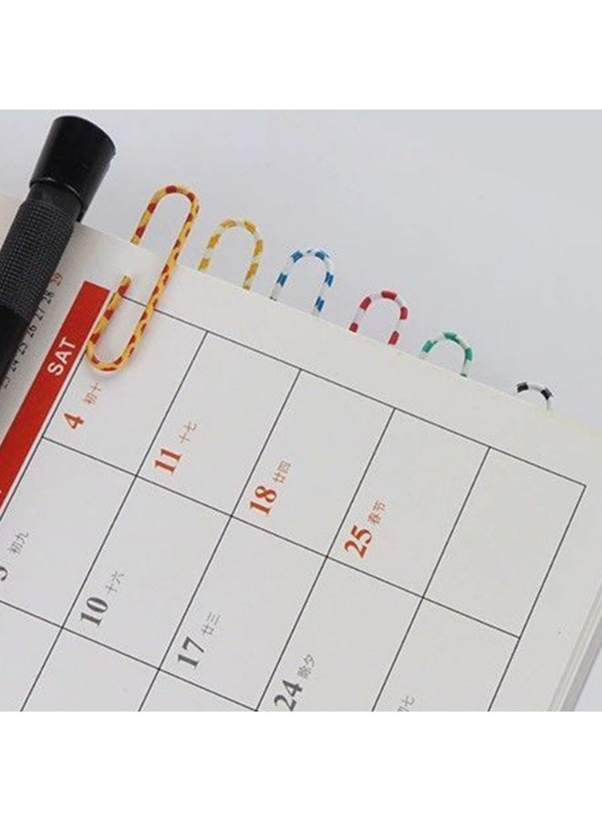 Paper Clips Colorful, 200PCS Office Paper Clamp（1.1 inch * 0.3 inch),  Paper Clips Great for Office School Document Organizing,  Multicolored(Style 2) - Image 5