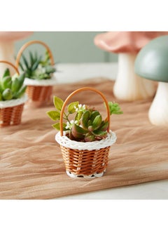 Juvale 24 Pack Mini Woven Baskets With Handles Bulk Miniature Baskets For School Projects Mini Wicker Baskets For Party Favors Tiny Baskets For Crafts Picnic 2X3 Inch  - Image 2