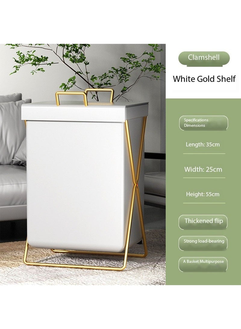 GT-Wheel Laundry Basket Clothes Storage Box Dust and Waterproof Stylish Foldable Portable Large Capacity Laundry Bag - Image 2