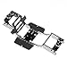 RampCrab Carbon Fiber Chassis Kit for SCX24 7 Angled Skid LCG Chassis Kit for Axial SCX24 C10 Upgrade Parts JLU Bronco Deadbolt Silvery - Image 2