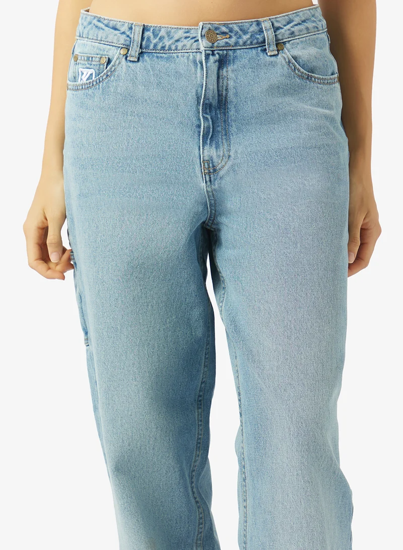 Karl Kani  OG Baggy Fit Workwear Denim Jeans for Women | Best Price UAE