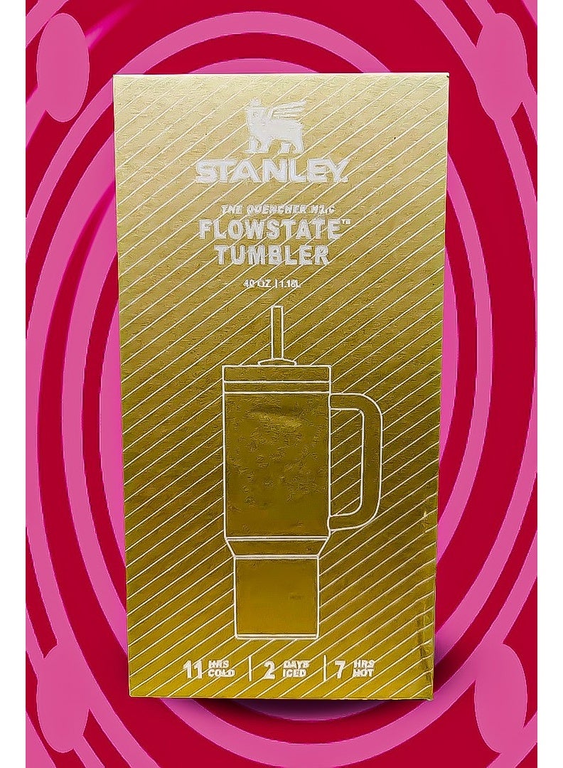 Stanley 40oz Tumbler Stainless Steel Travel Mug with Straw BPA Free Eco Friendly and Dishwasher Safe Featuring Leakproof FlowState Lid Double Wall Insulation Keeps Drinks Hot for 16 Hours and Cold for 24 Hours Slim Base Fits Most Car Cup Holders Durable Ergonomic Handle for Comfortable Use on the Go - Image 5