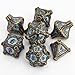 EZUO DND Tree Root Metal Dice Set Nature Vines Dice Set with Box 7pcs Dungeons and Dragons Edged Polyhedral Dice for DD RPG Role Playing Gaming Games Bronze - Image 2