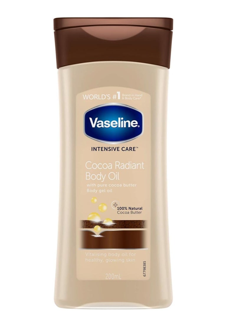 Vaseline Intensive Care Cocoa Radiant Body Gel 200 ml - Image 1