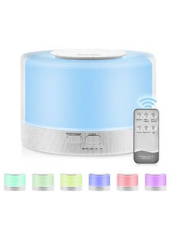 Arabest Essential Oil Diffuser with Remote Control Upgraded Version, with 7 Colors Led Lights, with Timing Design, Noiseless Design, Automatic Shut off when Water is Out, Diffuser Humidifier for Bedroom/Offic  - Image 1