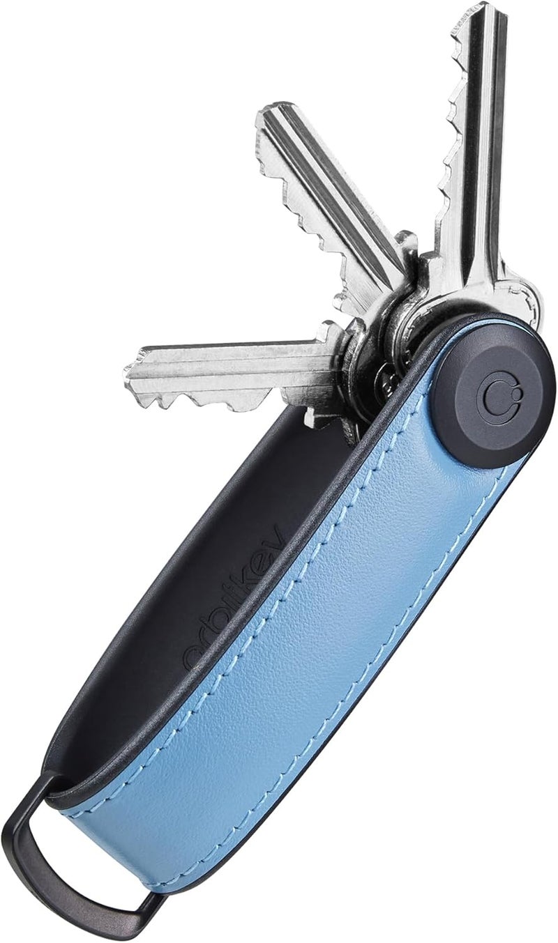Orbitkey Key Organizer Hybrid Leather - Lake Blue - Image 1