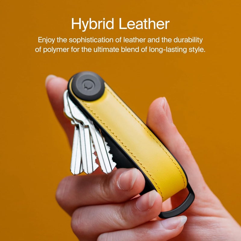 Orbitkey Key Organizer Hybrid Leather - Lake Blue - Image 2