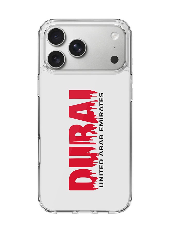 Stylizedd Classic Clear MagSafe Case for iPhone 17 Pro Max , Hybrid Soft Case Flexible Edges Anti Drop TPU PC Gel Thin Transparent Cover [ Designed for iPhone 17 Pro Max ] - Dubai Horizon