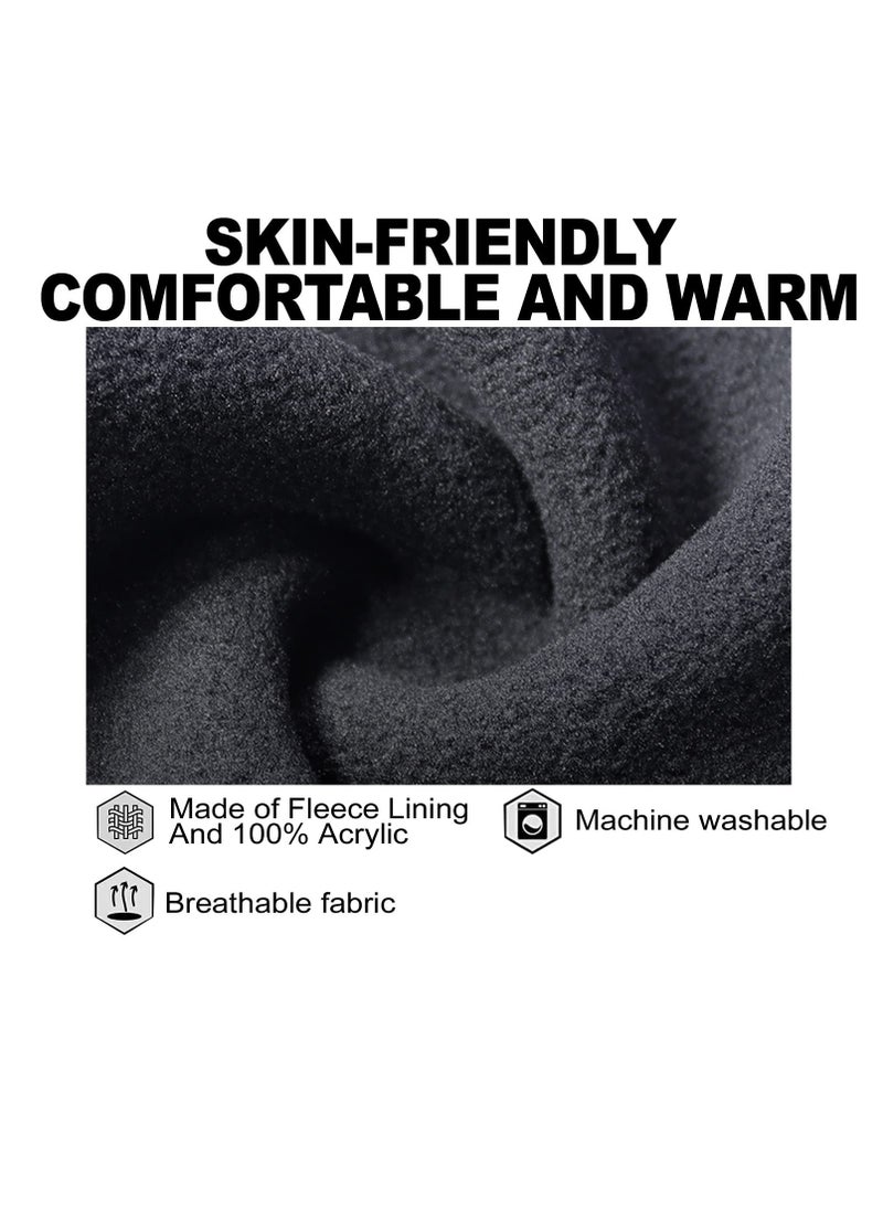 Excefore Cycling Windproof Thermal Cap, Bike Thermal Hat, Cycling Helmet Liner, Running Windproof Beanie, for Cycling Motorcycle, Bike, Running (Black)  - Image 5