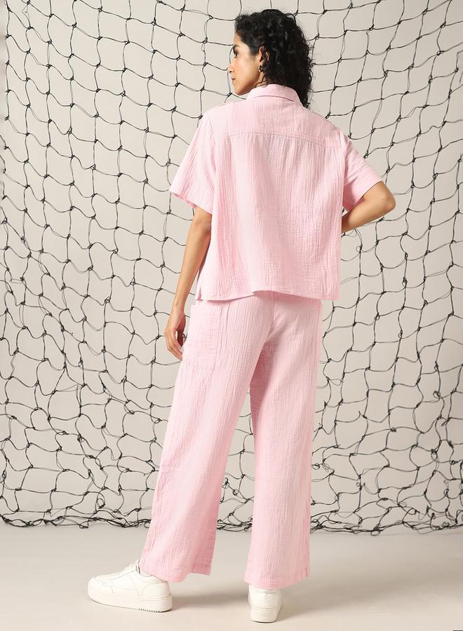 هوبرهولمي قميص وسروال من القطن الخالص مزدوج النسيج بتصميم ذاتي - Image 5