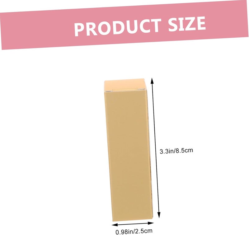 50pcs Lipstick Boxes Elegant Paper Lip Gloss Packaging for Travel Compact for Storing Lipstick Lip and - Image 2