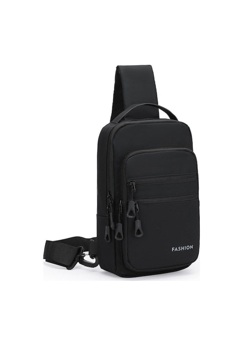 Single Strap Chest Shoulder Bag: Waterproof High-Quality Oxford Cloth, 17×7×29 Cm - USB Charging Port Bag for Daily Commute & Outdoor Use - Image 1