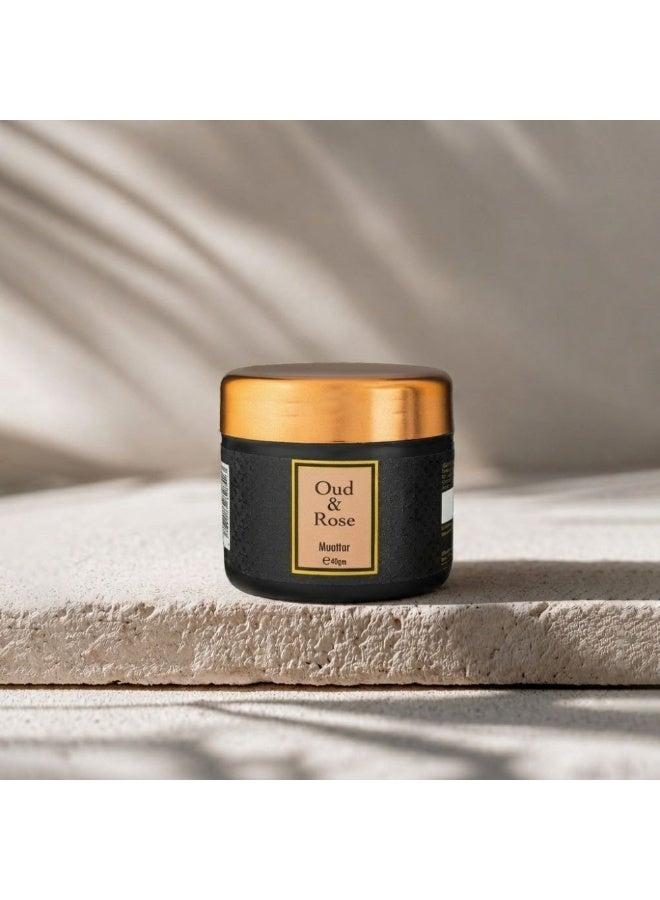 Hamidi Oud & Rose Muattar 40Gm, Multi Colour, Perfumed Muattar Home Fragrance For Majlis, For Home Styling, Tabletop Display And Interior Ambience - Image 2