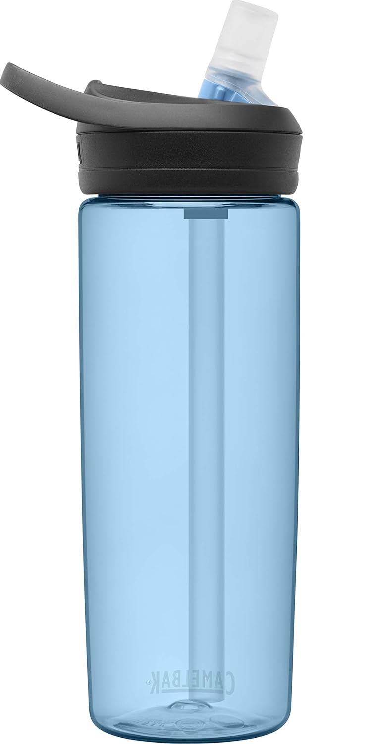 CAMELBAK CamelBak eddy+ Water Bottle with Tritan Renew – Straw Top 20oz, True Blue  - Image 3