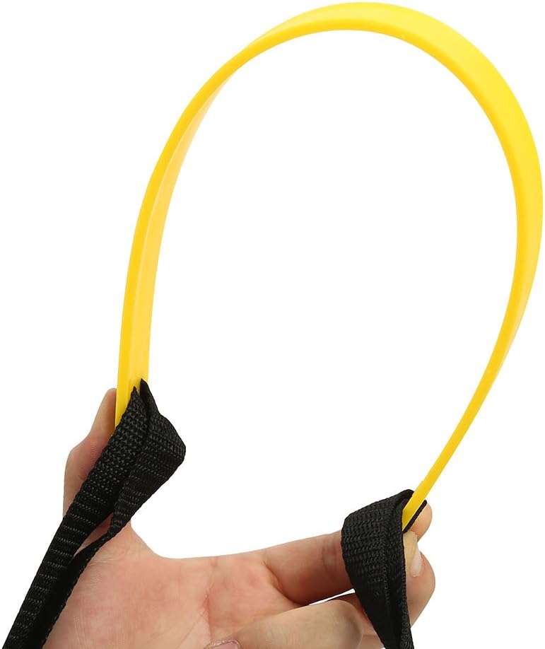 woobles Durable Speed Training Agility Ladder, Portable Footwork Exercise Tackle for Football Soccer Sports-3.5m7 - Rung Yellow - Image 2