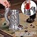 Luazuri Dice Tower Mug Dice Rolling Tower Comes with 7 PCS Dice Set Suitable for DND Dungeons and Dragons Tabletop Games Available As Drink Holder DD Gifts DND Accessories SilverDragon - Image 4