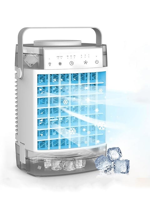 Portable Air Conditioners, 1600ML Mini Air Cooler Evaporative Personal, 3 Wind Speed, 2-4-8H Timer, 3 Modes, Colorful Night Light, Portable for Room, Car, Bedroom