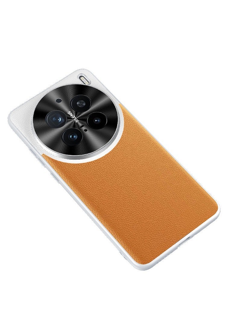 Luxury Electroplated PU Leather Phone Case for vivo X200, X200 Pro / Mini - Ultra-Slim, Soft Edges, Scratch-Resistant, and Fingerprint-Free - Image 1