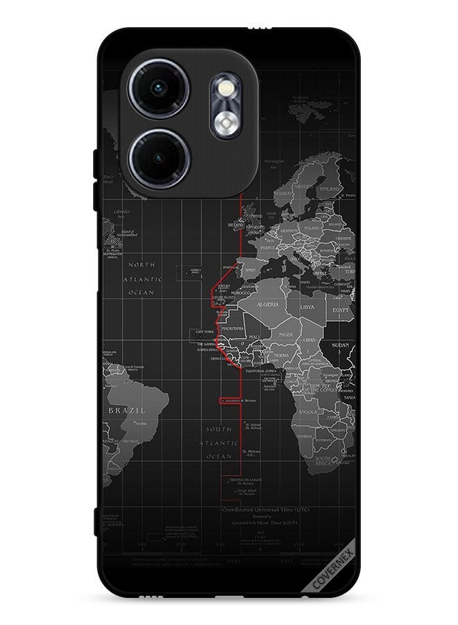 Covernex Infinix Smart 9 4G Protective Case Cover World Map - Image 1