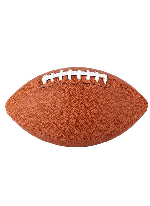Outdoor Sport PU Leather Rugby Ball American Football Training Entertainment Size 9