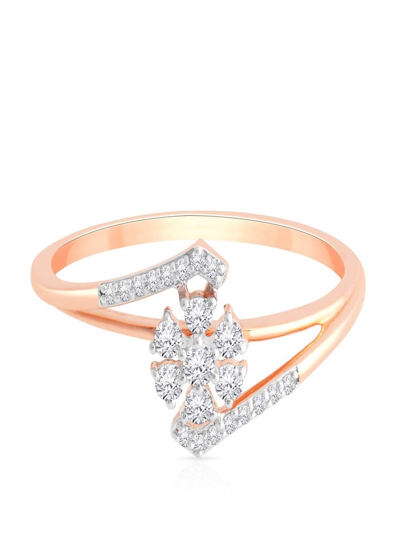 Malabar Gold and Diamonds - Malabar Gold and Diamonds 18 Carat 750 Purity Diamond Ring MNAAFD002RN1RRVVSVS-GH13 - Image 1