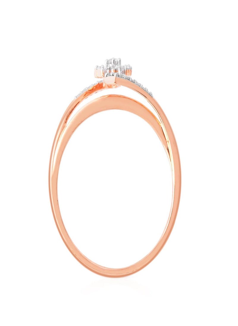 Malabar Gold and Diamonds - Malabar Gold and Diamonds 18 Carat 750 Purity Diamond Ring MNAAFD002RN1RRVVSVS-GH13 - Image 1