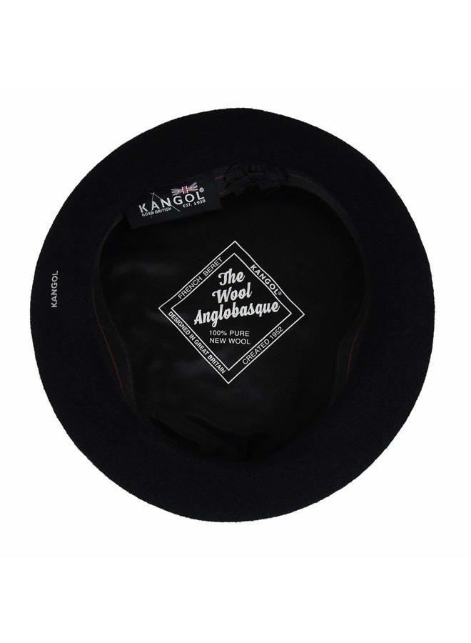 KANGOL Anglobasque Beret, Black, Medium - Image 5