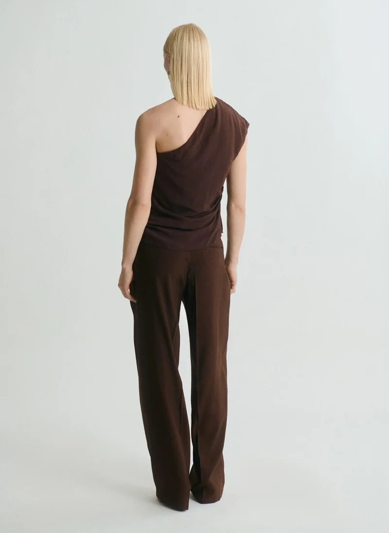 مانجو Pleat Detail Trousers