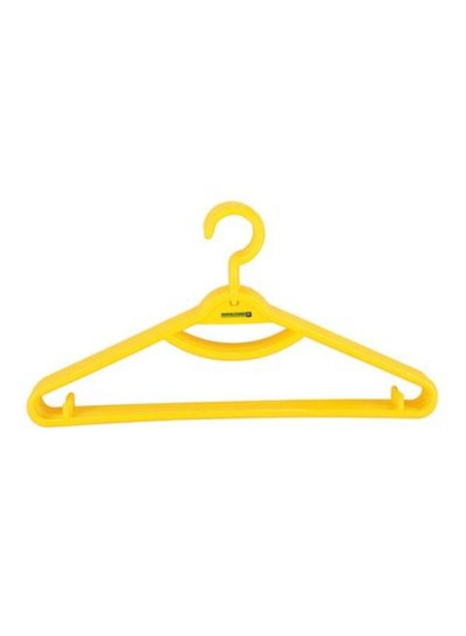 6-Piece Clothes Hanger Yellow - Image 1