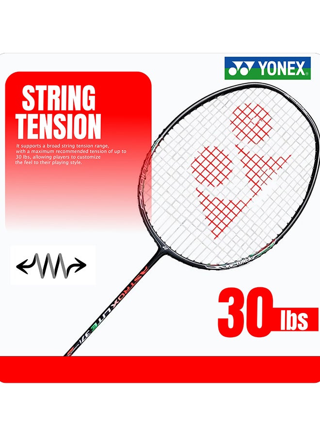 Yonex Astrox Lite 37i Black Strung Badminton Racquet with Full Cover – Lightweight High-Power Frame for Fast Smashes, Control and All-Round Performance Play - Image 2